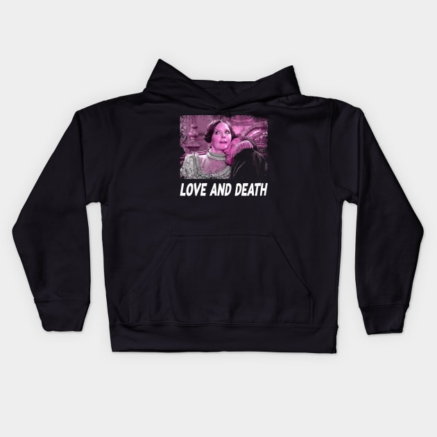 Embrace Existentialism with Love and Tee Kids Hoodie by Doc Gibby